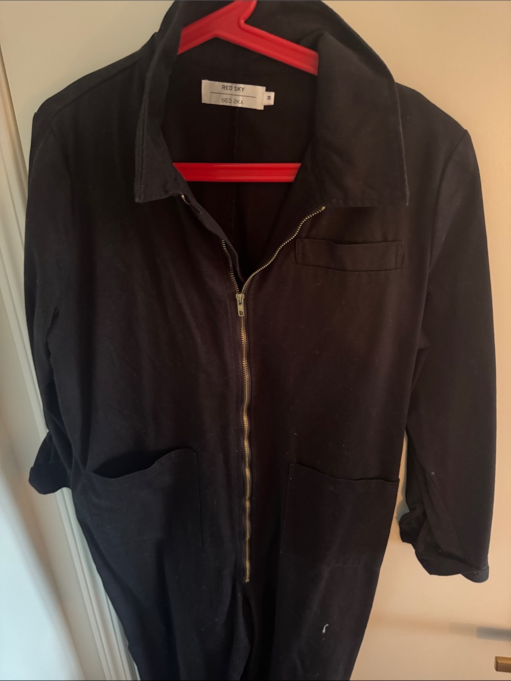 Redsky black boiler suit